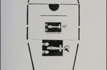 ”Rex incinerator” 2008                 180cmX290cm            Synthetic hair on canvas