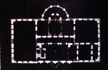 ”The White House” 2008            180cmx120cm           Synthetic fur, silver, gold